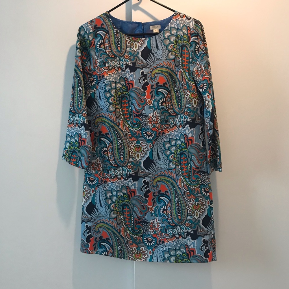 J. Crew Paisley/Floral Dress